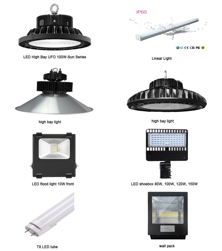 CE ROHs high quality led tri-proof light ip65 with PIR sensor or emergency function