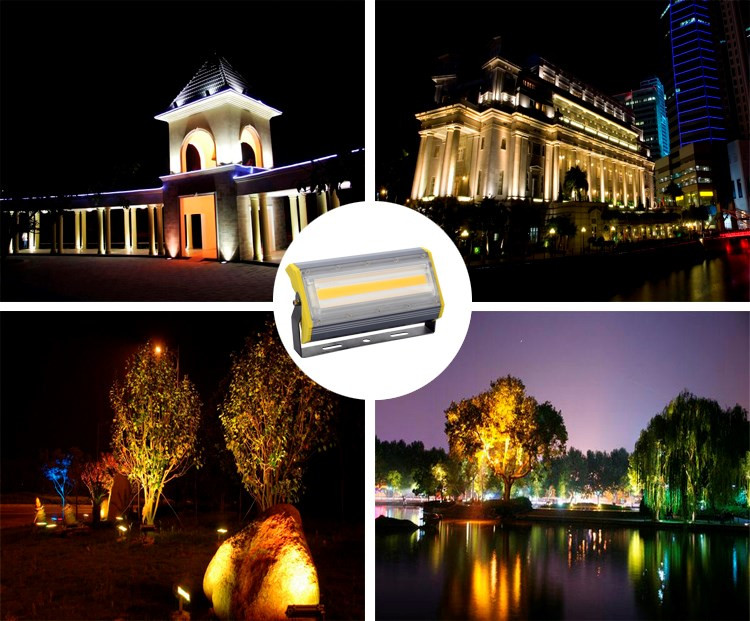 Alibaba supplier cheap wireless outdoor scenic 3 remote rgb led flood light