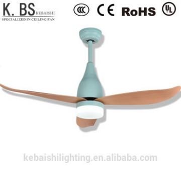 Green Macaron Style Modern Simple Ceiling Fans With Light and Remote