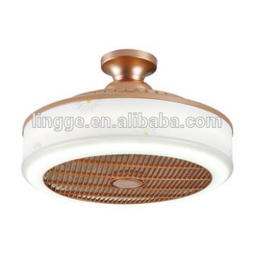 Decoration Home Customized Design 3 ABS Blade Indoor LED Ceiling Fan With Light