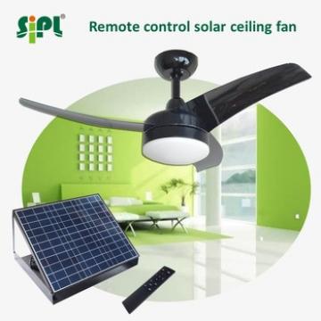 Efficient 35W 42 inch solar ceiling fan for gazebo indoor outdoor ac / dc ceiling fan kit for home
