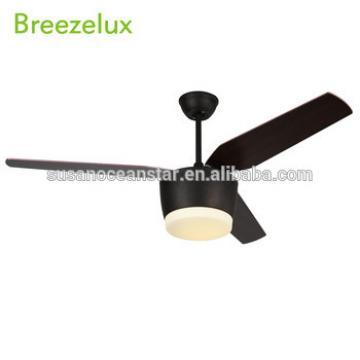 Simple design style AC Remote control 75W wooden blade fan ceiling light