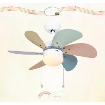 30 inch ceiling fan with 6 pieces poly wood blade and led light,CE,UL approves energy saving