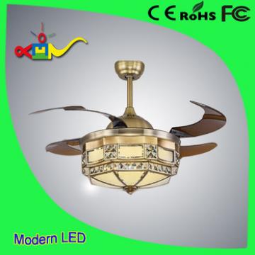 52 inch Contemporary Boreal Europe Style Light Weight White Coffee Flush Ceiling Fan Light
