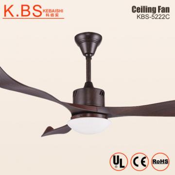 Indoor Decorative Wood 3 ABS Blaeds Fan Lamp Energy Saving Ceiling Fan With Light