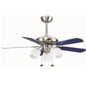 europe style classic design ceiling fan with lights wood blade ac dc motor wall control