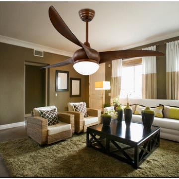 52 inch American style ceiling fan with LED light and 3 pieces reversible plastic blades,remote control