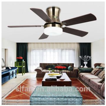48 inch modern style ceiling fan with five blades wooden for indoor&out door use wood blade