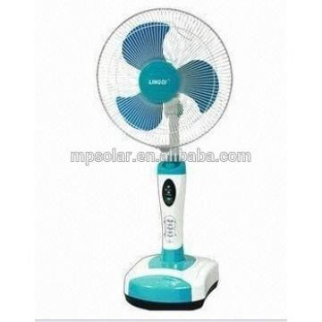 16/18inch rechargeable floor standing fan with 3pp blades factory direct selling