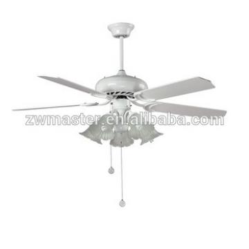 CE new hawaii E27 plywood ceiling fan with 5 decor light