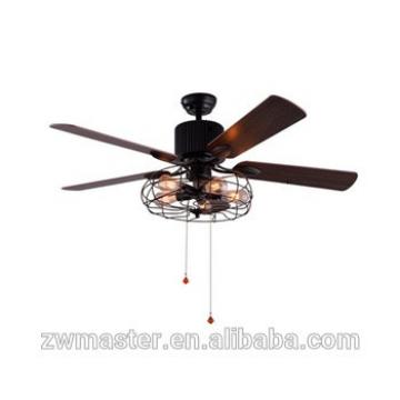 home kitchen decorative cooling wooden blades ceiling fan with lights