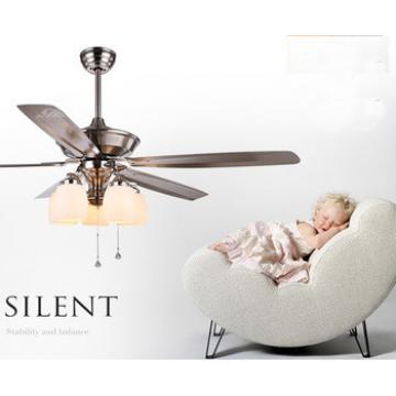 classic design ceiling fan high efficient iron blade with LED lights withremote control