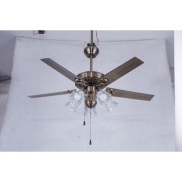 Jiangmen manufactory good quality iron blades ceiling fan light