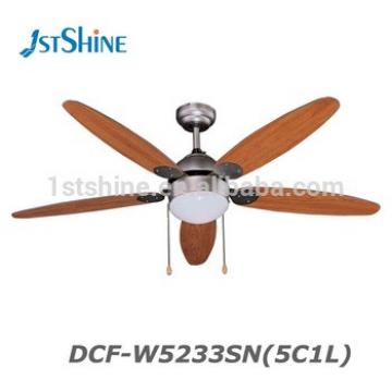 52 Inch 5 MDF Blade 1 LED Light Pull Chain popular Decorative Ceiling Fan