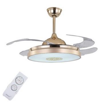 Hot sale professional high quality bottom price ceiling fan with hidden blades
