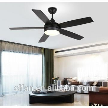 52 inch low power consumption high rpm wood blade ceiling fan with led light and remote control