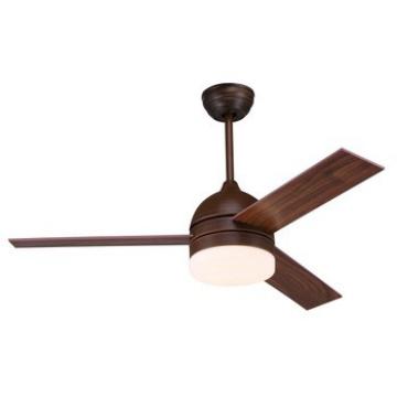 48 inch American style flush mount timber blade indoor ceiling fan remote control