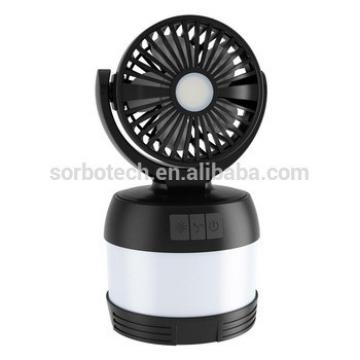 Led Emergency Light Mini Fan rechargeable Camping Lantern with power bank