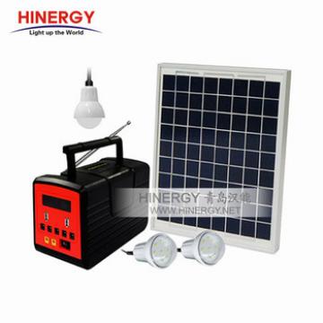 Portable Solar Power Cooling Dc Fan Home Lighting System With Mobile Charger