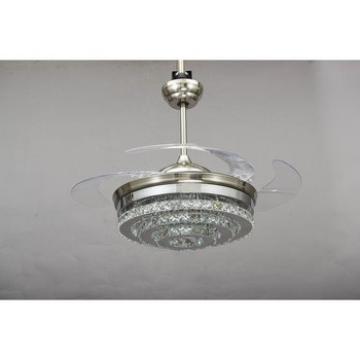 Factory in Jiangmen China super quality crystal ceiling fan led light