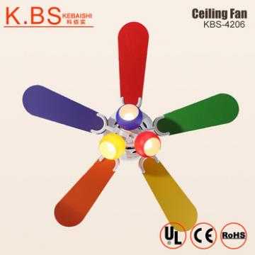 42 Inches Decorative 5 Reversible Blades Glass Light Kit Ceiling Fan With Light
