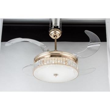 China gold manufacturer environmental modern ceiling fan light