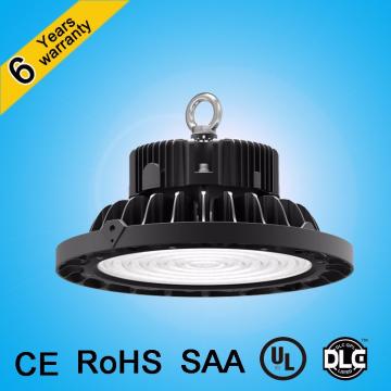 Alibaba express comfort visual 150lm/w Dimmable industrial ufo high bay led light ul dlc