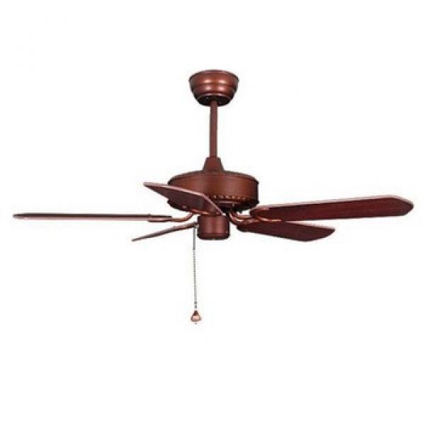 42 inch simple design flush mount low profile wood blade ceiling fan with light