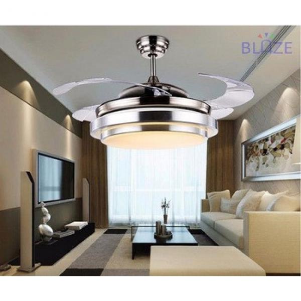 52&#39; 4 blade 1 light Ceiling Fan with led Light