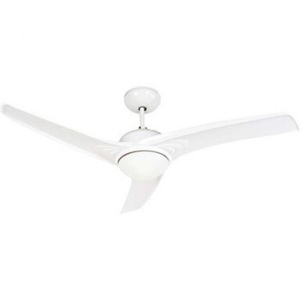 52inch 3 ABS blades white modern Ceiling Fan with light