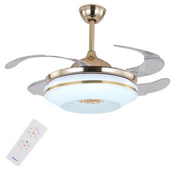 Chinese supplier wholesales special design fancy ceiling fan with hidden blade