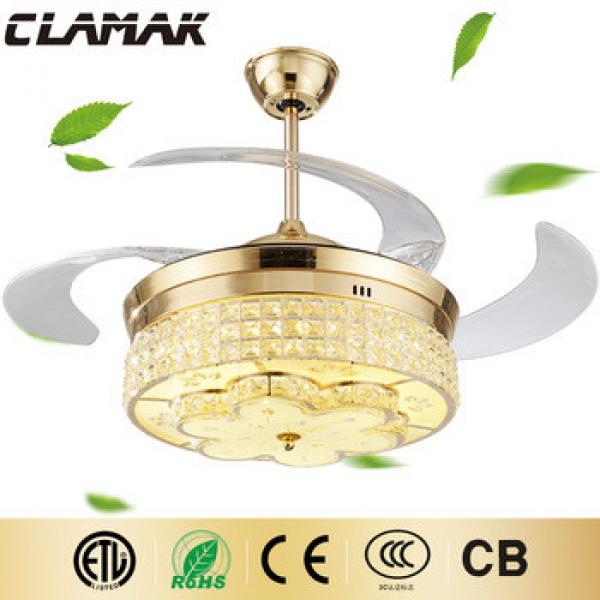 High frequency home appliance modern celing fan with light