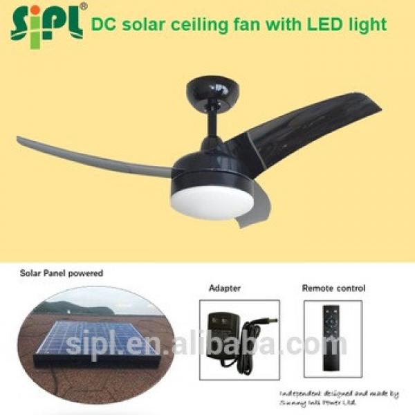 42 Inch 35 Watt beach cooler Solar Panel system Powered Solar ceiling fan with led light