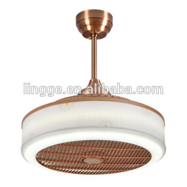 Hot sale AC motor remote control ceiling fan with led light