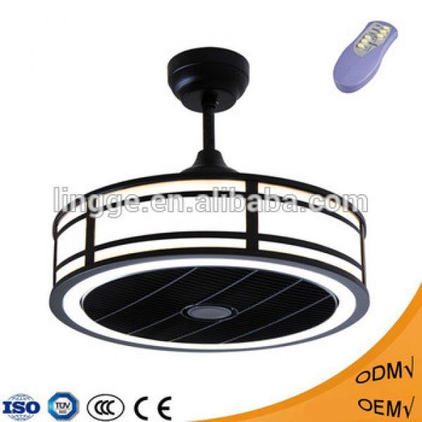 Hot sale elegant universal remote control ceiling light with comforable wind