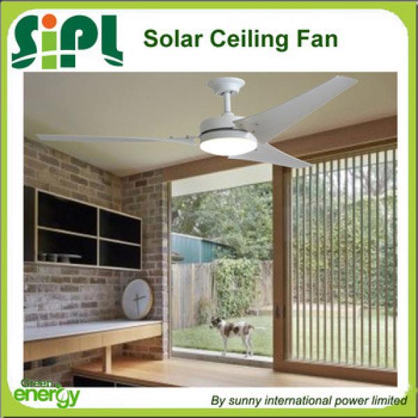 Vent tool ABS solar DC ceiling fan 60 inch 30W solar panel powered solar ceiling fan R
