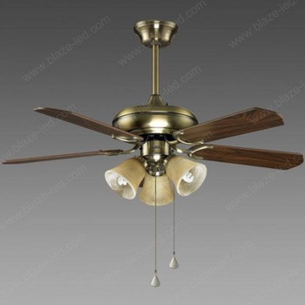 Beautiful design Wood blade decorative ceiling fans with light