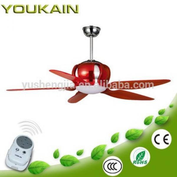 52 Inch red material pc blade fancy cooling fan with light