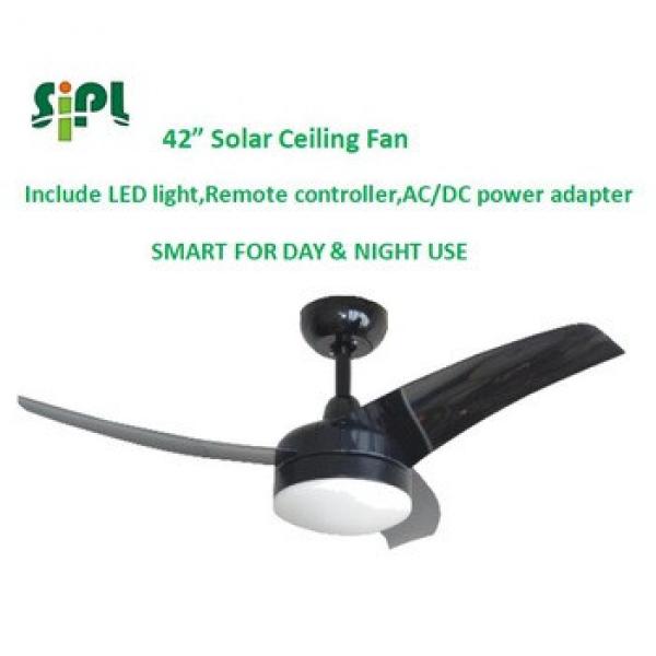 VENT KITS solar power 24v fast delivery decorative remote control ceiling fans with LED light industrial ceiling fan