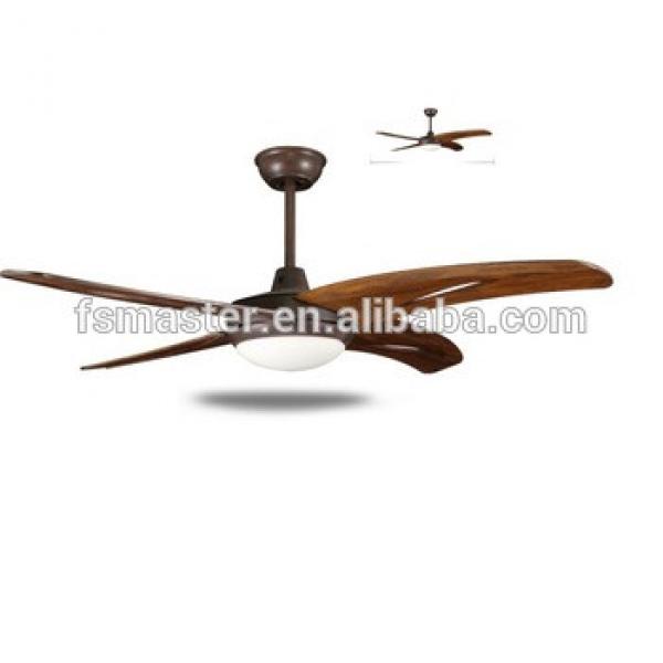 new LED light home use 4 wood blades modern ceiling fan