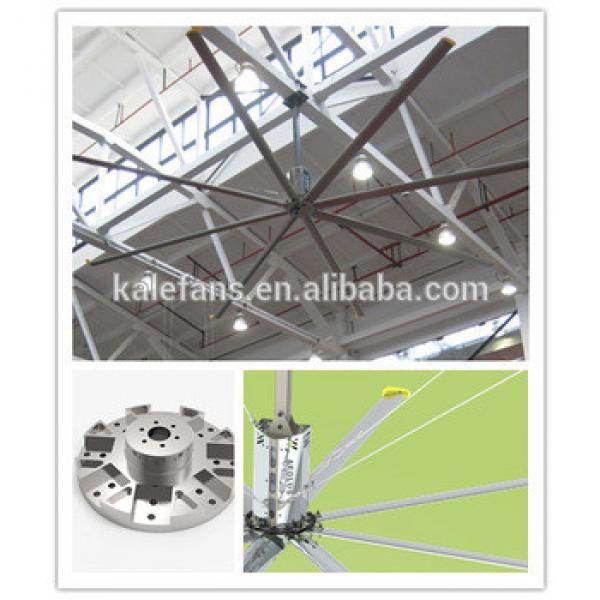 Shanghai Kale fan AEOLUS 24FT 7.3M HVLS 8 mannalium Metal Fan Blades hvls germany vfd acrylic blades ceiling fan