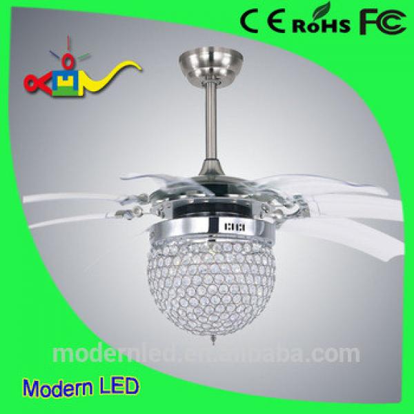 modern 42 inch bladeless ceiling fan with light