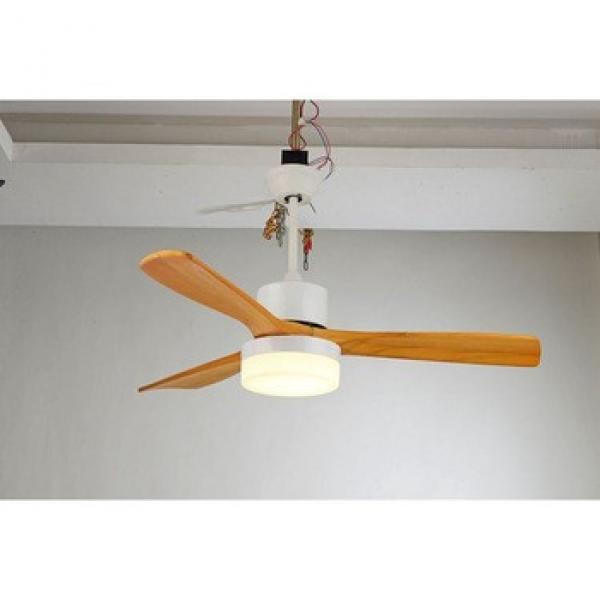 China gold supplier environmental real wood blade double ceiling fan