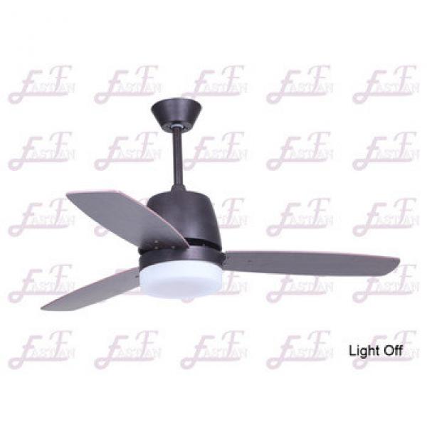 East Fan 52inch Three Blade Indoor Ceiling Fan with light modern black ceiling fans item EF52148B
