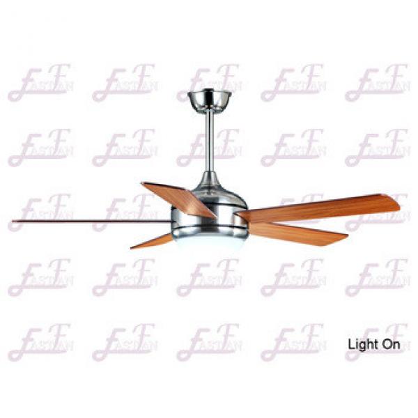 East Fan 52inch Five Blade Indoor Ceiling Fan with light item EF52101 Nickel ceiling fans