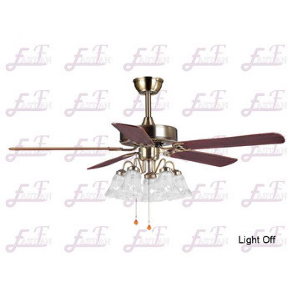 East Fan 52inch Five Blade Indoor Ceiling Fan with light item EF52506-2