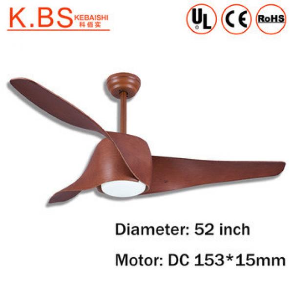 Winding Machine DC Motor Cooling Fan Wooden Ceiling Fan With Light And Remote