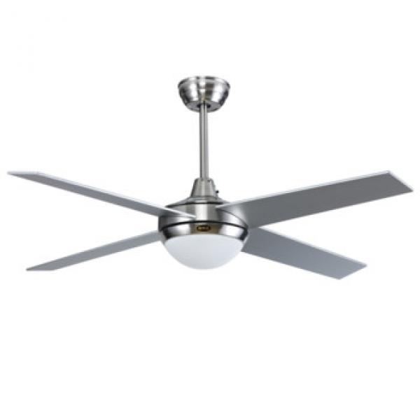 52 inch ceiling fan with LED light 4 wood blades for European market