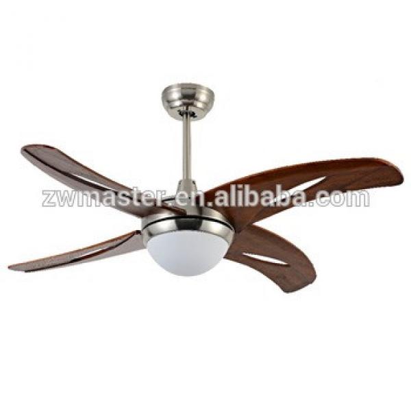 modern wood material factory price 110V ceiling fan with remote control