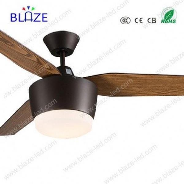 2017 High quality Home appliances wooden blades remote fan speed control